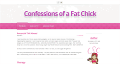Desktop Screenshot of confessionsofafatchick.com